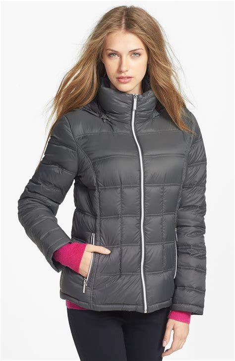 michael kors packable jacket detachable hood|Michael Kors coats outlet.